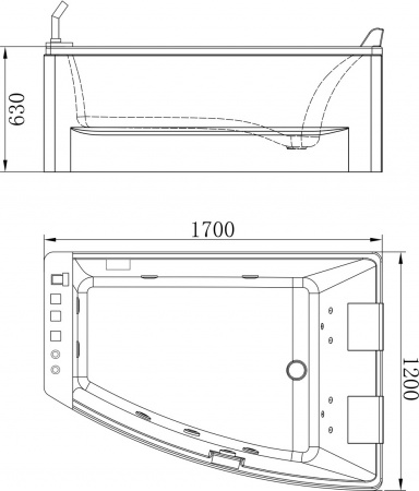   Orans BT-65100 XR 170x120