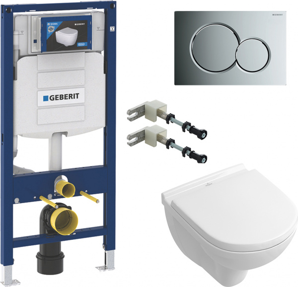     Villeroy & Boch O.novo 5688 H1 01 alpin,   +     Geberit Duofix 111.815.00.1   +     Geberit Duofix UP 320 111.300.00.5 +  