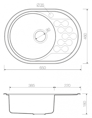   Omoikiri Kasumigaura 65-AB-L 