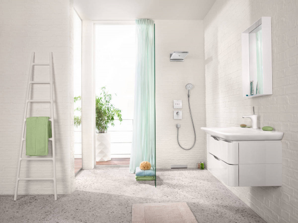 Верхний душ Hansgrohe Rainmaker Select 580 24011400 белый - хром