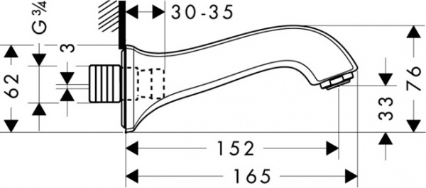  Hansgrohe Metris classic 13413000  