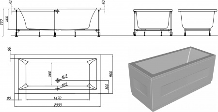   Kolpa San Rapido 5026-01 200x90