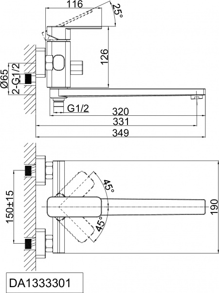  D&K Altportel Rhein DA1333301 