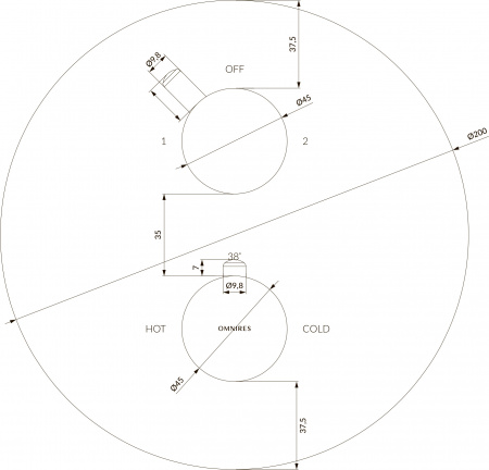  Omnires Y Y1236ROGL  , 