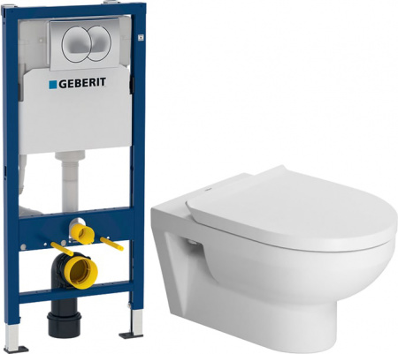 ��������  ������ ��������� Duravit DuraStyle 45620900A1 ������������ + ������� ����������� ��� �������� Geberit Duofix 458.133.21.1 � ������� �����
