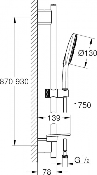   Grohe Rainshower SmartActive 26579LS0  
