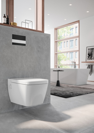 Унитаз подвесной TECE One 9700200 безободковый с биде Унитаз подвесной TECE One 9700200 безободковый с биде