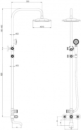 ������� ������ Bronze de Luxe Florence 10131D ��� ����� � �����