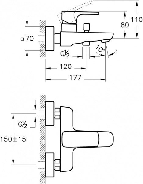  VitrA Sento A42516EXP    