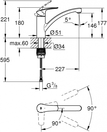  Grohe Eurosmart 30260003   