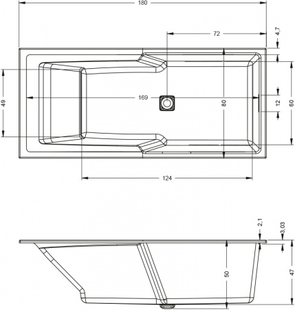   Riho Still Shower 180x80