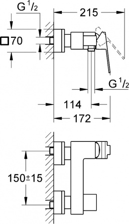 Grohe Sail Cube 23437000  , 