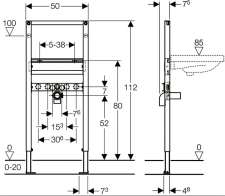     Geberit Duofix 111.434.00.1