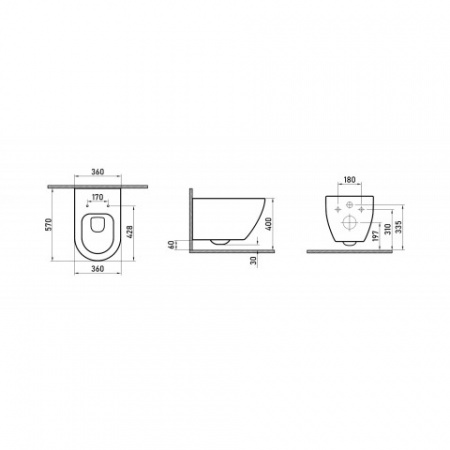 ������ BERGES ��������� MASCON Rimless 57 ��, ������� ��������� Toma Slim SO, ���������, ���������� 082128