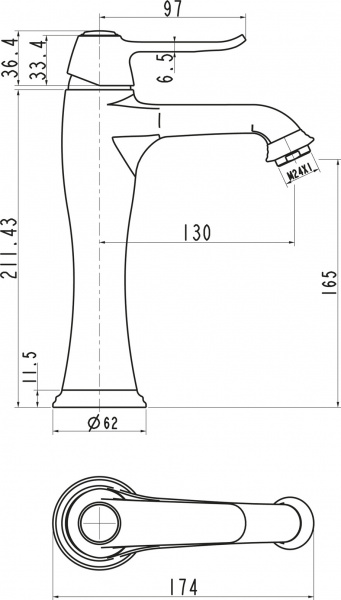  BelBagno Bordo BOR-LMC-CRM  