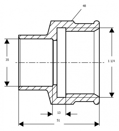 ���������� Viega 94270G �� DN 35x1 1/4