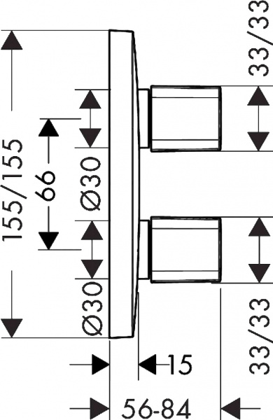   Hansgrohe PuraVida iControl 15777000   