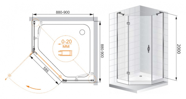  Cezares BERGAMO-W-P-1-90-C-Cr-L-IV