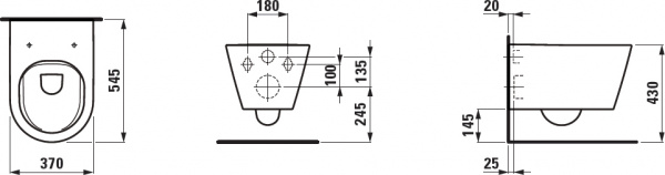������ ��������� Laufen Kartell by Laufen 8.2033.7.000.000.1