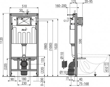     AlcaPlast Sadromodul AM101/1120 4  1   /