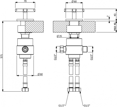  Villeroy & Boch Dawn TVT10651015361   