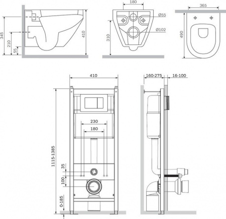 �������� AM.PM Spirit V2.0 IS3701739