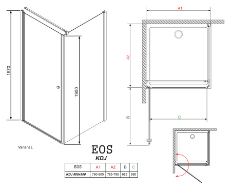 ������� ������ Radaway EOS KDJ 80 ���������� ������ L