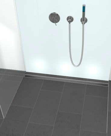 Решетка Tece TECEdrainline 6 008 92 80 см черная Решетка Tece TECEdrainline 6 008 92 80 см черная