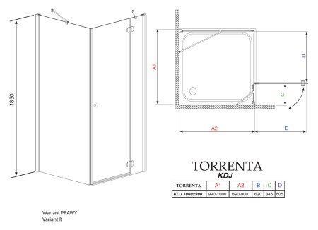  Radaway Torrenta KDJ 100 100 