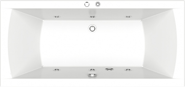 Акриловая ванна Bas Индика Вн БасВГ07 170x80 с г/м