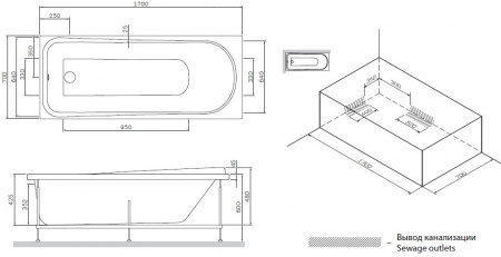Акриловая ванна AM.PM Like 170x70 + Сертификат AM.PM на 30 дней подписки на медиасервис Акриловая ванна AM.PM Like 170x70 + Сертификат AM.PM на 30 дней подписки на медиасервис