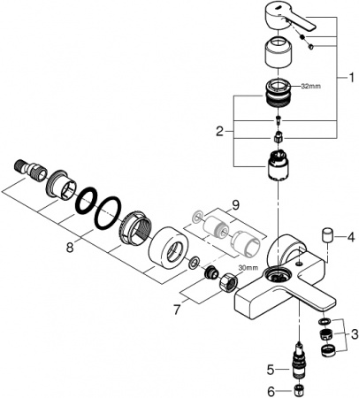  Grohe Lineare New 33849DC1    