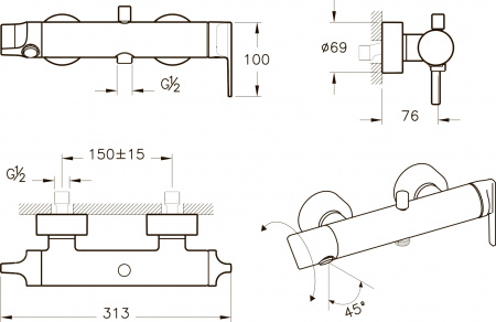  VitrA Suit A42488EXP    