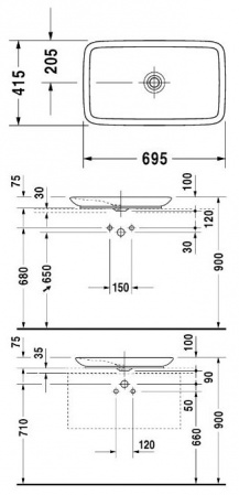  Duravit Puravida 0370700000