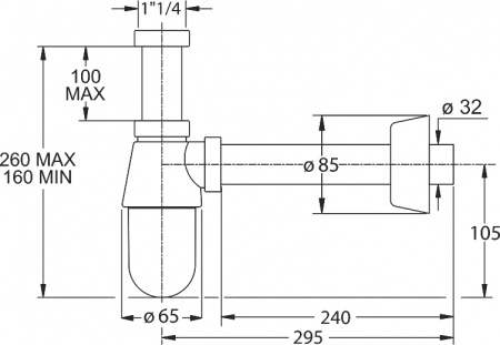    Bonomini Thermotrap 0570EC25K7WZ