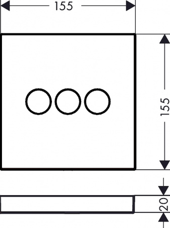   Hansgrohe ShowerSelect Trio/Quattro 15764000   