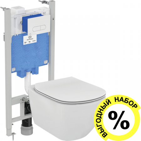 ��������  ������ ��������� Ideal Standard Tesi T354601 � ����������� + ������� ����������� ��� �������� Ideal Standard ProSys Eco Frame 2.0 R0464AC �