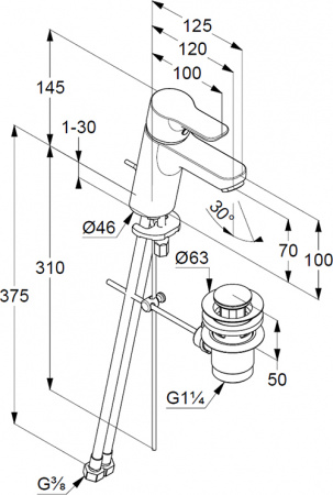  Kludi Pure&Easy 372820565  