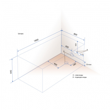 Акриловая ванна Triton Цезарь Экстра 180x80 Акриловая ванна Triton Цезарь Экстра 180x80