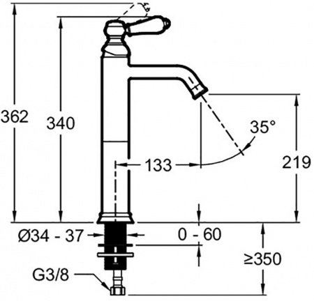  Jacob Delafon Louise E24361-BCN  