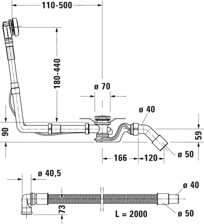 - Duravit Universal 792208