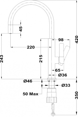  TEKA Kitchen FOT 995 BRASS   