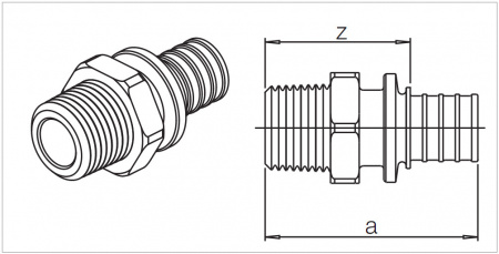 ���������� ����. Rehau Rautitan � �� 25-R3/4 L18