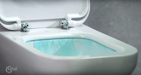 ��������  ������� ����������� ��� �������� Geberit Duofix Delta 458.124.21.1 3 � 1 � ������� ����� + ������-������� Ideal Standard Connect E772401 � �