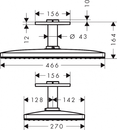   Hansgrohe Rainmaker Select 460 24002600  - 