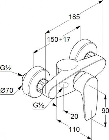  Kludi Pure&Solid 348410575  