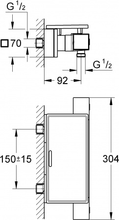  Grohe Grohtherm Cube 34491000  