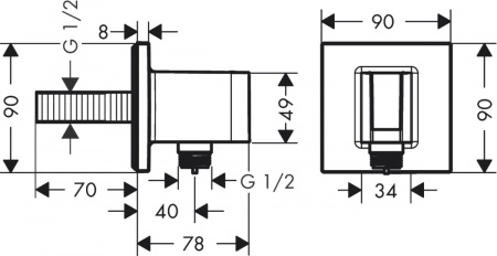  Axor FixFit Porter 36734000    