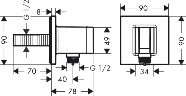   Axor FixFit Porter 36734000    