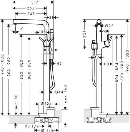  Hansgrohe Talis S 72412000 